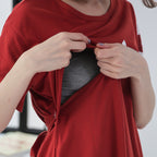 Plus Size Maternity Dress Outing Cotton Parent-child Wear