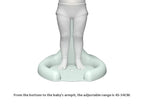 Baby Standing Red Mouth Duck Bath Table Hands-free Shower Non-slip Spine Protection Adjustable