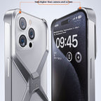 Aluminum Alloy Case New Hollow-out Frameless Heat Radiating Phone Shell