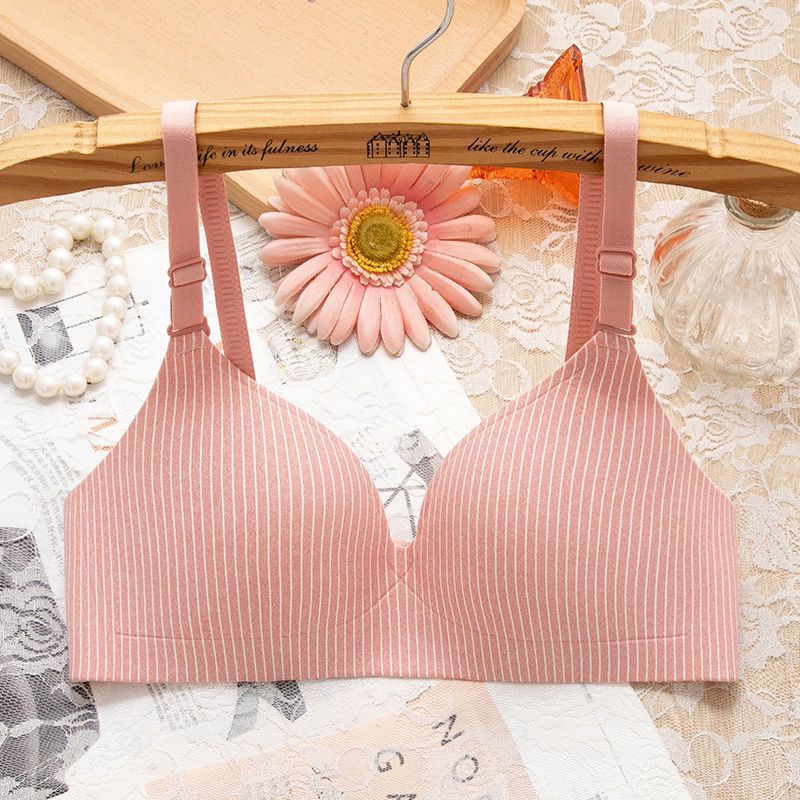 Non-wired Bra One-piece Seamless Gather Small Bra